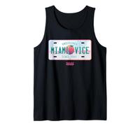 Miami Vice Undercover Since 1984 Airbrush Plate Camiseta sin Mangas