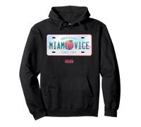 Miami Vice Undercover Since 1984 Airbrush Plate Sudadera con Capucha