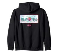 Miami Vice Undercover Since 1984 Airbrush Plate Sudadera con Capucha