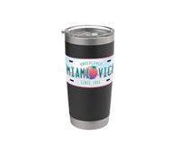 Miami Vice Undercover Since 1984 Airbrush Plate Vaso térmico de acero inoxidable de doble pared