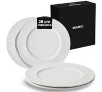MIAMIO - Oasis Collection (BLANCO, Plato grande (4x))