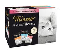 Miamor 100gx12x4 Ragout Royale Pavo, Salmón & Ternera en Jelly Multipack
