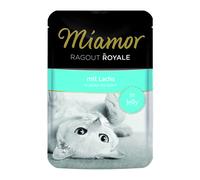 Miamor 100gx22 Ragout Royale Jelly Salmón Bolsas porciones