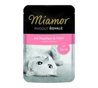 Miamor 100gx22 Salsa Ragout Royale Atún & Pollo Paquete porciones