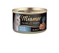 Miamor 100gx24 Finos Filetes Gelatina Atún & Camarones
