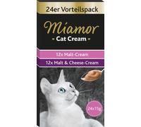 Miamor 24x15gx4 CatSnack Malta Crema Paquete Ventaja