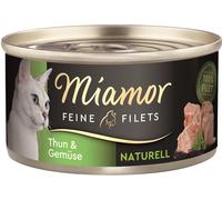 Miamor 80gx24 Filetes finos naturales de atún y verduras