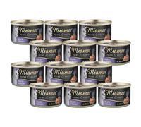 Miamor Feine Filetes en gelatina - comida húmeda para gatos con atún y calamares lata 12x100g