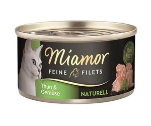 Miamor Feine Filets Naturell Thun & Gemüse 80g (Menge: 24 je Bestelleinheit)