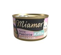 Miamor - Paté de Gatito | Comida húmeda para Gatos en Crecimiento con taurina Natural. Alimento Completo sin Cereales en Lata sin Soja ni aditivos Artificiales, 12 x 85 g de salmón