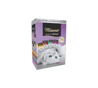 MIAMOR - Ragout Royale in Cream Multibox | Comida húmeda para Gatos Adultos con trozos de Ragout en Crema. Alimento Completo en Bolsas Frescas sin Soja, colorantes ni conservantes | 5 x 12 x 100 g
