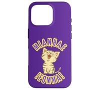 Mianhae Eomma Gato Coreano Lindo Gatito Divertido Regalo de Disculpa Carcasa para iPhone 16 Pro