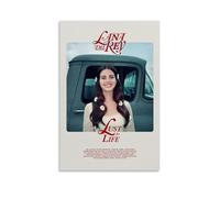 Mianm Póster de Lana Del Rey Cantante Vida de Lujuria Álbum Portada Vintage Para Habitación, Arte de Lienzo Estético Pared, Decoración de Dormitorio 30x45 cm (12x18 pulgadas)