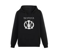 MIAOCHEN Dream Theater Distance Over Time (Logo) - Sudadera con capucha unisex para hombre, Negro, M