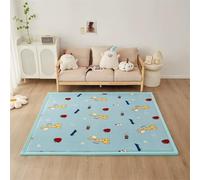 Miaogoo Alfombra grande de esponja para gatear, alfombra de tatami de 3 cm de grosor para sala de estar, dormitorio, salón, suave, antideslizante, para yoga, ejercicio, guardería, alfombra de suelo