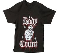 MIAOJUESI Men's Body Count Talk S#!T Get Shot Mens Tshirt Size XL