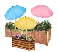 MIAOLLUN Paraguas de Protección Solar para Plantas al Aire Libre 40" Cubierta de Sombreado para Jardín, Macetas y Camas