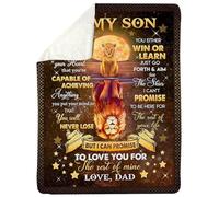 MIAOMANSENSTORE Manta Personalizada para mi Sobrino de la tía León. Ser tu mamá es mi Sobrino Feliz para Siempre. Regalos de cumpleaños, graduación, Navidad, Manta Polar Personalizada.