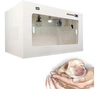 Miaomi - Caja incubadora para mascotas, chioccia para perros grandes, incubadora para gatos para cachorros, incubadora para cachorros (60 x 50 x 50 cm, blanco)