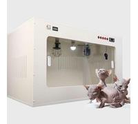 Miaomi - Caja incubadora para perros, cachorros, gatos, cachorros, incubadora para cachorros, gatos, perros de cría de perros (60 x 50 x 50 cm, blanco)
