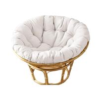 MIAOMI Cojín de Ratán para Silla Papasan, Cojín Basculante Giratorio Impermeable, Color Sólido, Suave y Grueso para Interiores, Jardines, Exteriores, Patios, Mecedoras, Asientos de Jardín