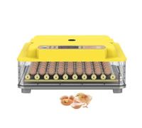 Miaomi Farm - Incubadora de aves de corral, totalmente automática, con control de temperatura/giro automático (48 huevos)