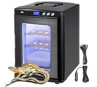 Miaomi - Incubadora de huevos de reptiles, caja de incubadora, refrigeración y calefacción, control de temperatura doble, iluminación LED digital de observación