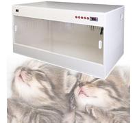 Miaomi - Incubadora de invierno para gatos sin pelo, incubadora para cachorros, visualización en tiempo real de temperatura y humedad, beige80-50-50