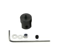 MIAOSHE 1 Juego de acoplamiento de hoja de sierra M3 3,17mm 4mm 5mm 6mm adaptador de mandril de sierra de Motor conector de junta de manguito acoplador de eje Manguito de eje(3.17mm)