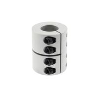 MIAOSHE 1 pieza de acoplador de eje rígido D32L45, acoplamiento de abrazadera de 10 mm a 16 mm de diámetro, acoplamiento de eje de servomotor paso a paso Manguito de eje(10x15mm)