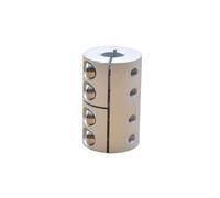 MIAOSHE 1 pieza de orificio for eje de acoplamiento rígido de 40 mm x 25 mm, sección mínima de 2 mm, varilla roscada y acoplador de motor paso a paso de 8 mm Manguito de eje(5 to 8mm)