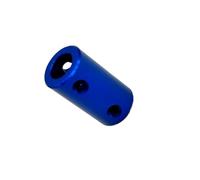 MIAOSHE 1 Uds D14 L25 acoplamiento rígido 3mm 3,17mm 4mm 5mm 6mm 6,35mm 7mm 8mm conector de eje de aluminio acoplador rígido del Motor Manguito de eje(4mm x 8mm)