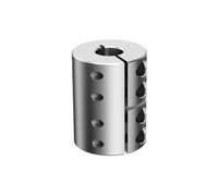 MIAOSHE 1 unidad de acoplamiento de eje L20 D20, acoplador de conector de Motor de torsión Cardan rígido, junta Universal de aluminio CNC for impresora 3D Manguito de eje(8X8mm)