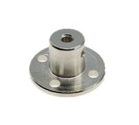 MIAOSHE Acoplamiento de brida rígida de 3mm a 14mm de diámetro, acoplador de eje guía de Motor, conector de Motor, accesorios de rodamiento de eje, 1 ud. Manguito de eje(6mm)