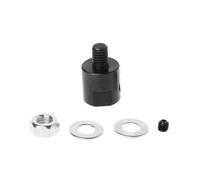 MIAOSHE Adaptador de eje de Motor de acero, conector de junta, manguito de acoplador, ajuste de 3,17mm, 4mm, 5mm, 6mm, acoplamiento de conexión de hoja de sierra, 1 ud. Manguito de eje(3.17mm)