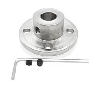 MIAOSHE Conector de soporte del acoplador del eje guía del motor con acoplamiento de brida rígida (2 unidades) Manguito de eje(6.35mm bore)