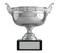 MIAOWR Trofeo del Abierto De Francia De Tenis Masculino, Altura: 16 Cm/6,3 Pulgadas, Recuerdo del Campeón, Decoración De Mesa para El Bar De La Casa, Oficina, Regalos para Fanáticos