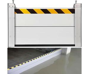 MIAOXIAO Barrera contra Inundaciones De Aluminio Desmontable Solapa Antiinundación Deflector De Agua De Protección contra Inundaciones para Puerta De Patio Inside and Outside,H 80cm,L 90CM