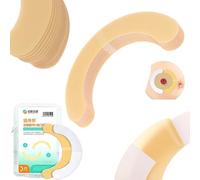 Miaoyak 20 tiras elásticas de barrera para ostomía, hidrocoloide impermeable para fugas, cinta adhesiva para la piel para bolsas de estoma de colostomía (hidrocoloide)