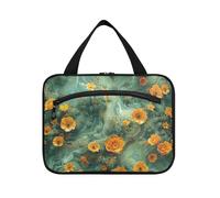 miaozhen Bolsa de viaje con gancho para colgar objetos personales de caléndula de musgo, diseño de moda para accesorios imprescindibles, bolso de mujer L, Caléndula musgo post-impresionismo, Moderno