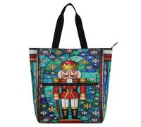 miaozhen Bolsa decorativa para niños, bolsa de piano para niños, estudiantes, adultos, cascanueces, soldado, Navidad, invierno, diseño minimalista, bolsa de libros para niños, bolsa reutilizable para