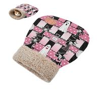 miaozhen Cama cueva para gatos de interior para perros pequeños, perfume de Halloween, belleza, bruja, mascota, saco de acurrucarse para invierno, acogedora cama de felpa autocalentable para gato de