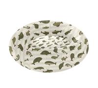 miaozhen Cama para perro con diseño de animales oceánicos, peces, tiburones, rayas verde oliva, cálido y acogedor, cojín para perros y gatos de tamaño pequeño, camas de dormir para perros de 18 x 13