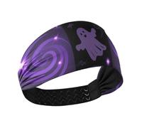 miaozhen Diadema de murciélago morado aterradora para Halloween, bandas elásticas para el sudor para mujer, para voleibol, tenis, correr, ciclismo, diademas para ni?as