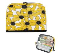 miaozhen Estuche organizador de gran capacidad para bolígrafos, bonito organizador de escritorio para enfermera, jardín de infantes, ojos negros, Susan, Simple Line Art Valentinesnes, bolsa para