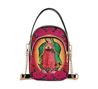 miaozhen Lady Mary Flower - Bolso cruzado de viaje con múltiples bolsillos para otoño mariconera para mujer