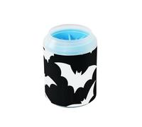 miaozhen Lavadora de pies de perro reutilizable con cerdas de silicona suave para limpiar patas de perro en blanco y negro, limpia suavemente las patas después de los paseos, accesorios para Perros