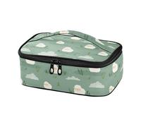 miaozhen Lonchera térmica con aislamiento para mujer, diseño de corderos Cloud Island Off White