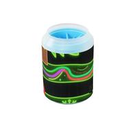 miaozhen Merry Christmas - Lavadora de pies de perro reutilizable con cepillo de masaje suave para gatos, perros, cepillos para perros