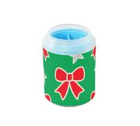 miaozhen Merry Christmas - Limpiador de patas reutilizable con cepillo de silicona suave, kit de limpieza de pies para perros pequeños y medianos y gatos, accesorios para Perros